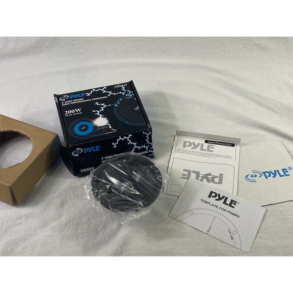 Pyle PDMR5 5 inch 400W Mid-Range Speaker - Black - Picture 4 of 7